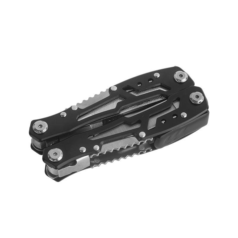 

Новый многофункциональный инструмент для улицы: Портативный складной нож с замком и плоскогубцами, идеальный подарок для любителей активного отдыха чёрный