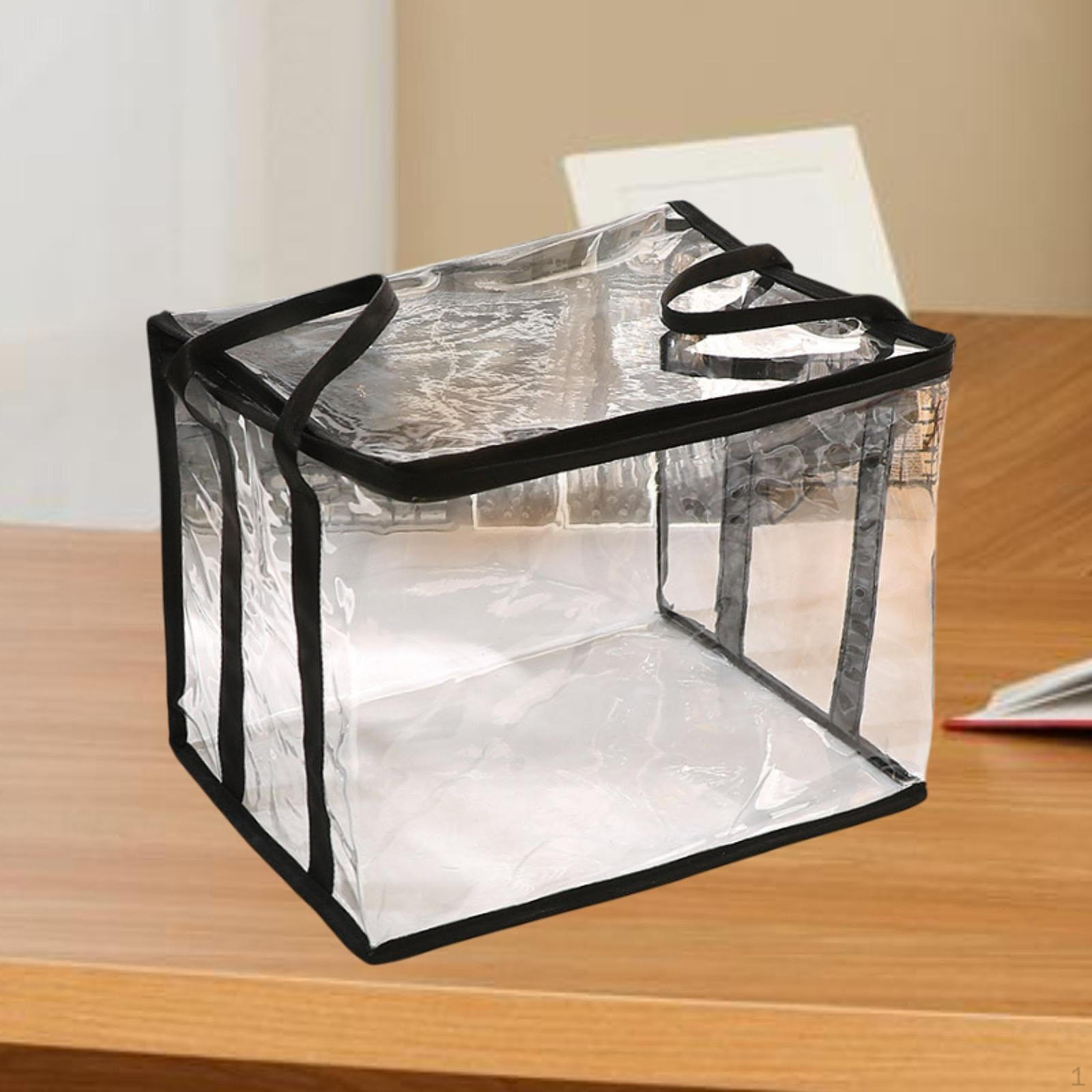 

Органайзер для книг, Коробка для хранения файлов, Книжная полка, Студенческая сумка, Прозрачный чёрный