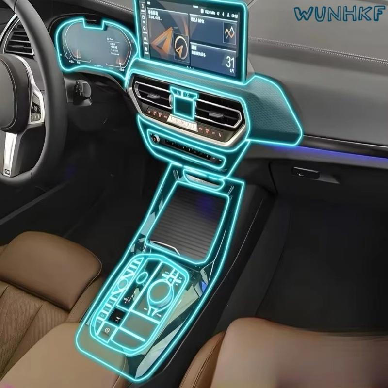 For BMW X3 - Auto Interior Accessories Dashboard Multimedia Navigation Transparent Anti-Scratch Protection Film
