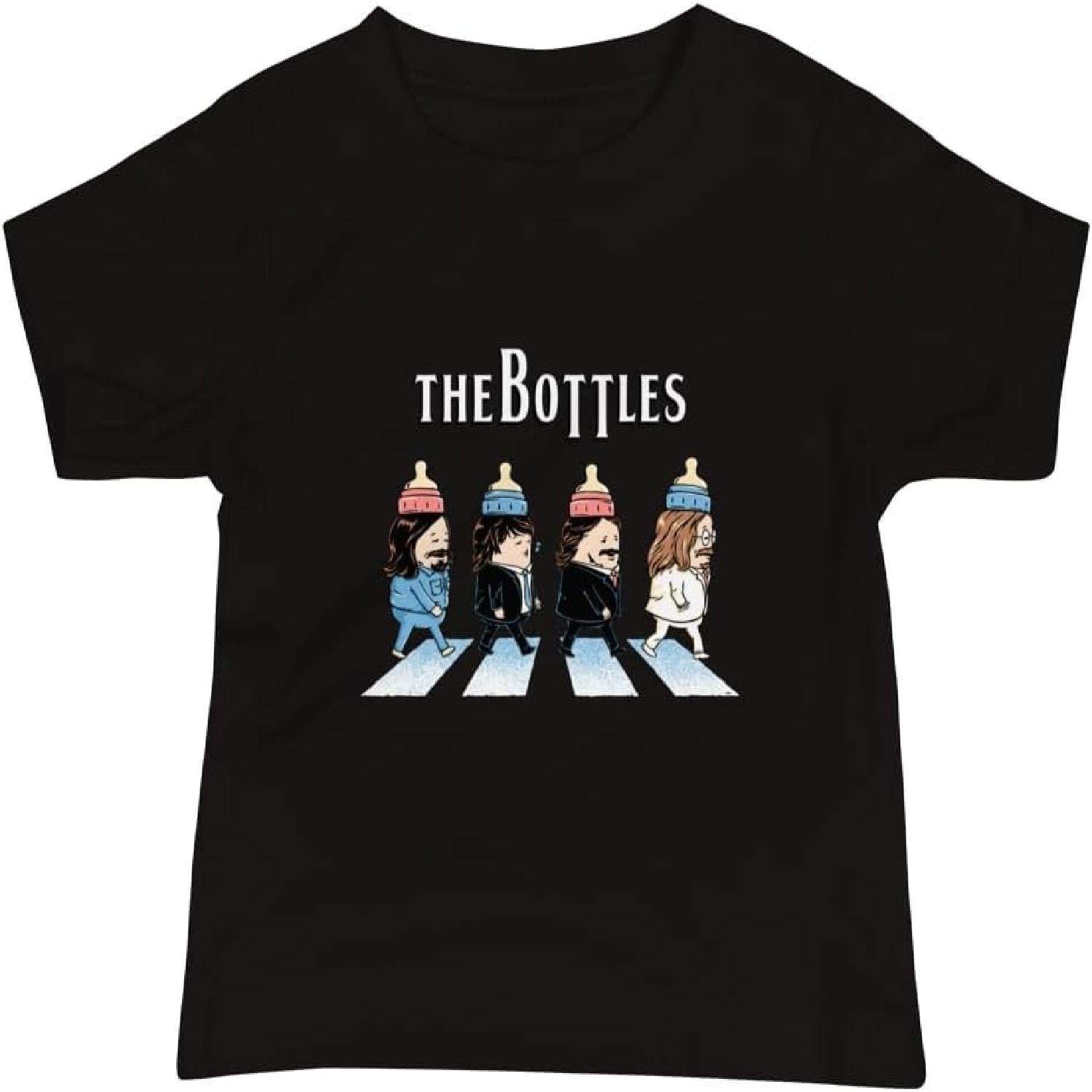 

The Bottles Baby Tee, 100% Cotton, Babies & Toddler Sizes, Old School Rocker Tees, Great Gifts for Music Fans XXXXXL чорний