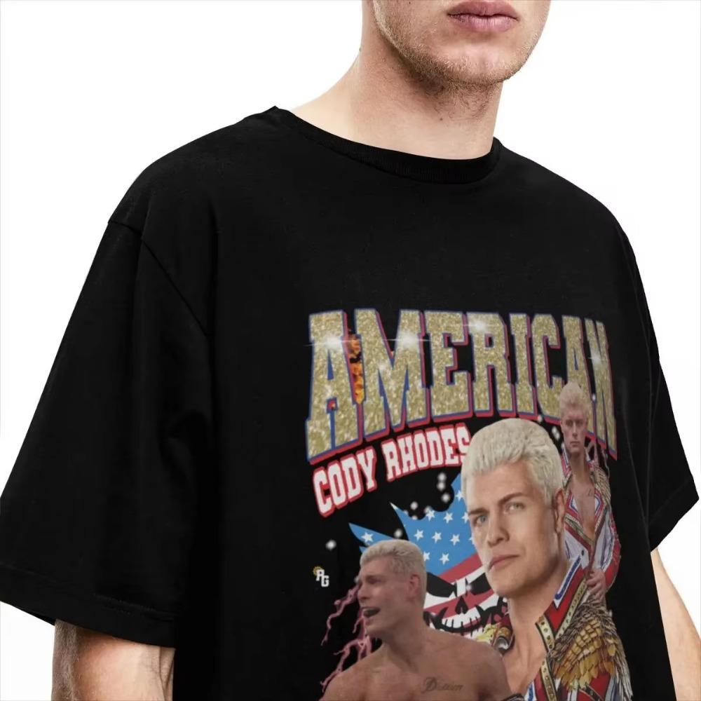 Americký noční můra Zápasník Cody Rhodes Tričko Merch Dárek pro fanouška Codyho Zápasnické Tričko S Hotovým Příběhem Oblečení Nový Přírůstek