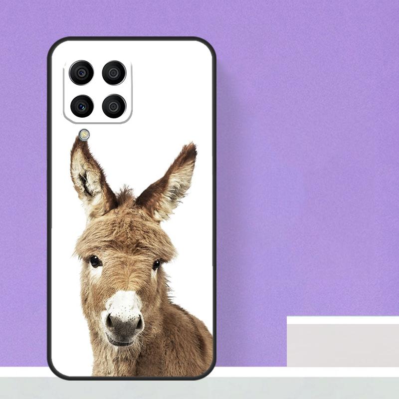 Cute Alpaca Donkey Case For Samsung Galaxy M23 M20 M32 M52 M56 M16 M36 M54 M34 M14 M35 M55 M15 M11 M31 M13 M53