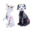 Yousheng Dog Cat Ornament Bright Color Ghost Festive Atmosphere Pet Cat Dog Figure Halloween Carnival Night Decor