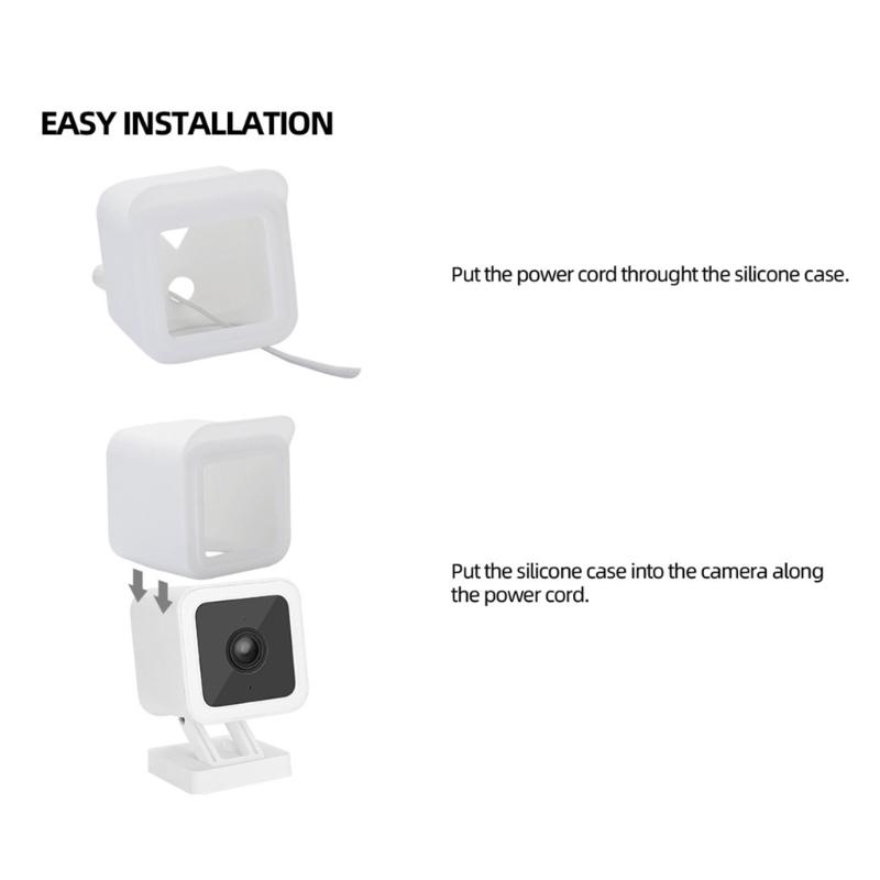 Waterproof Dustproof Silicone Sleeve Guard Cover for Intelligent Camera Offering Impact Resistance and Easy Installation
