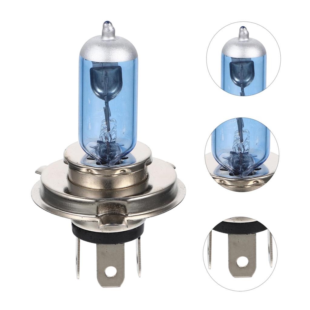 BELLIFFY 2pcs Auto Halogen Headlight Headlamp LED Light Bulb H4 Car Halogen Light Led Bike H4 Bulb Car Halogen Car