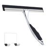 Stainless Steel Shower Wiper Window Squeegee Wiper All-purpose Glass Mirror Scraper Cleaning Household Hotel Tools Golden Black