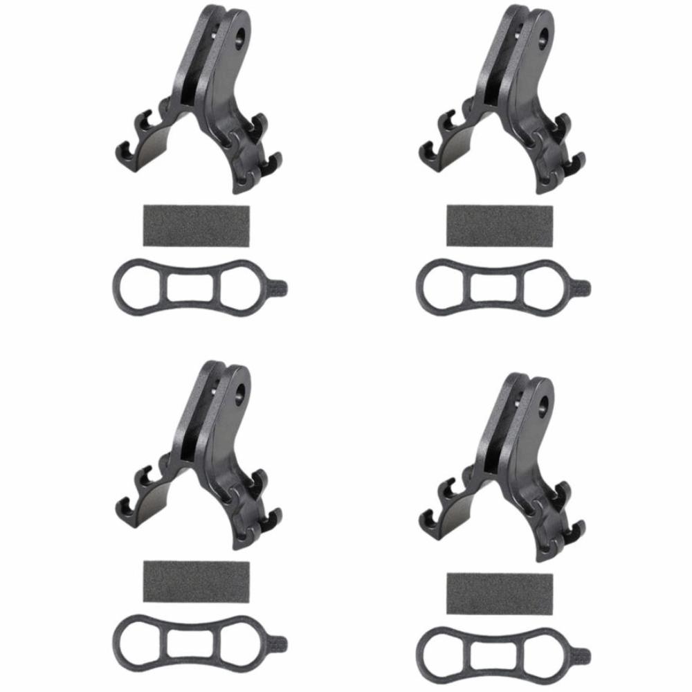 

4PCS Adjustable Bicycle Flashlight Holder Black Bicycle Torch Lamp Clip Bike Accessories 4PCS