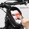 WOLFILIST C1102 Bike Waterproof Phone Mount 0.75L Handlebar Bag Navigation Delivery Cycling Pouch