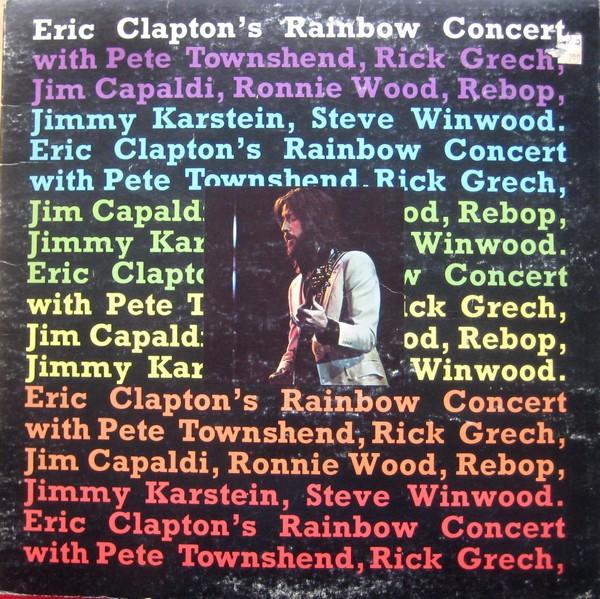 LP Record ERIC CLAPTONS - Eric Claptons Rainbow Concert SO877 RSO 1973 US Rock Used