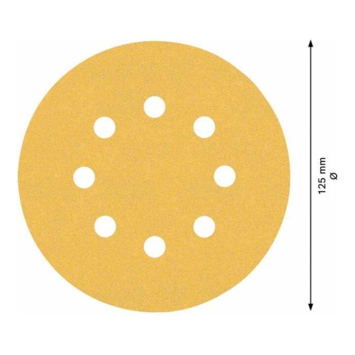 Disque abrasif - bosch expert - c470 - 125 mm - g120 - auto-agrippant