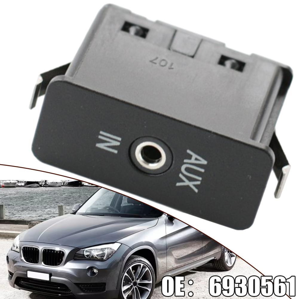 Quick Installation For BMW Aux In Socket Plug for 1 3 5 6 7 X3 For X5 SERIES E60 E61 E81 E87 E90 Materials Black