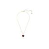 Swarovski Mickey And Minnie Minnie Gold Plated Necklace Women Necklace Black 5566693