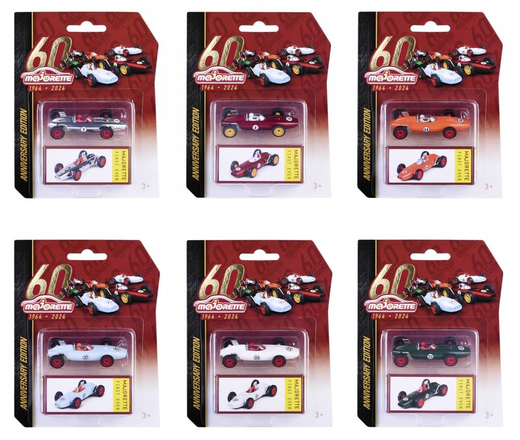 MAJORETTE 60-LECIE ΙΣΤΟΡΙΚΟ 6 ΕΙΔΗ 4732