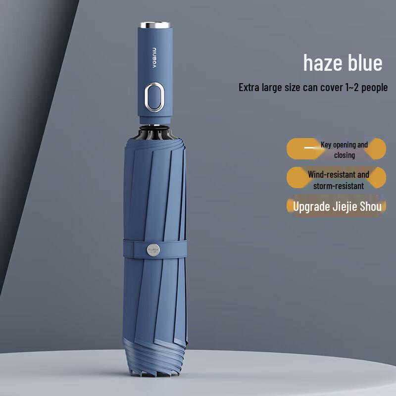 Xiaoniu Fully Automatic Large Reverse Folding Windproof Business Umbrella