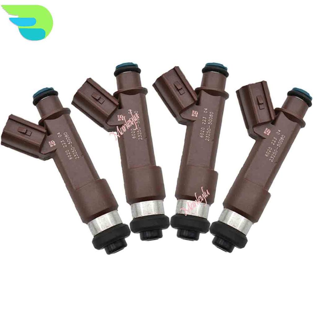 4PCS 23250-0F020 23250-50060 232500F020 23209-50080 Fuel Injector Nozzle For Toyota Tundra Sequoia For Lexus GX470 LX470 4.7L