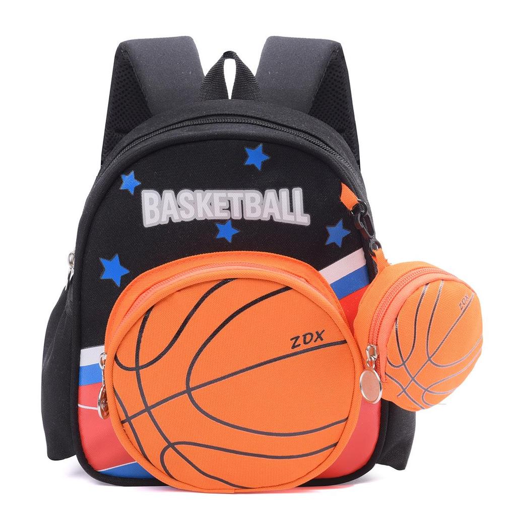 3-6 Year Old Kids' Cute Basketball & Football Backpack