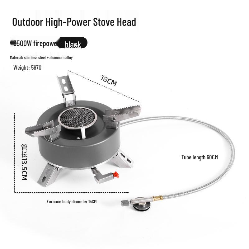 Portable Folding Butane Gas Stove: 5-Core High-Fire for Camping, Boiling, and Cooking Hot Pot