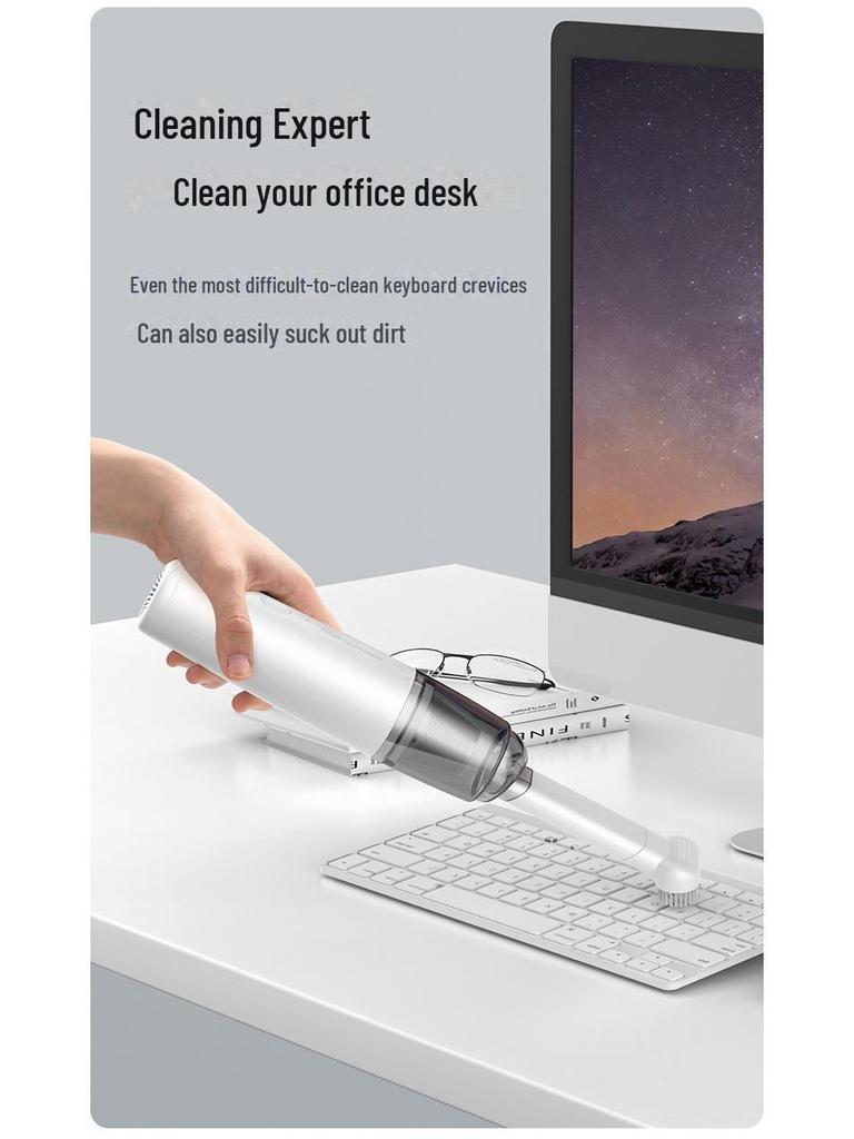 Aspirator portabil wireless pentru mașină și casă, cu funcție dublă de aspirare și suflare puternică