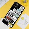 Barcode Label Cool Boys Girls Phone Case For iPhone 16 Pro 15 Pro 13 12 Mini 11 14 Pro Max XR 16 15 Plus 16e Cover Coque