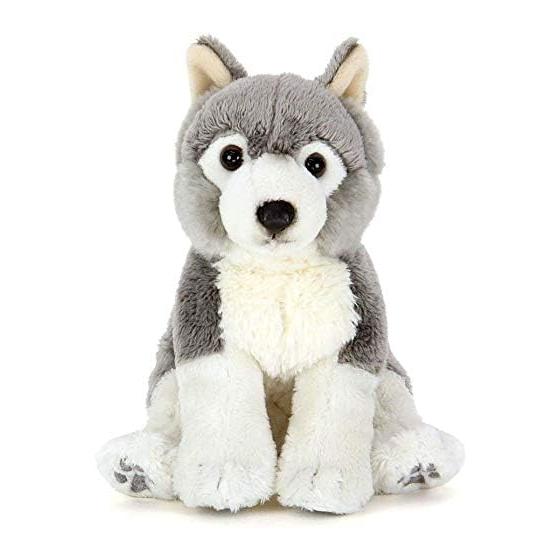 Colorata Wolf Stuffed Toy (Child/Real Animal Family) Gentle Touch Realistic (Wolf Stuffed Toy) Animal Toy Doll Mascot Birthday Gift Present (Meter