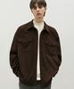DRAW FIT Oversized Corduroy Alex Shirt [Brown]