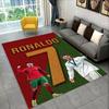CR7 Geit Ronaldo Voetbalster Tapijt Vloerkleed voor Speelkamer Slaapkamer Woonkamer Bank Huisdecoratie, Kindertapijt Antislip Vloermat Cadeau