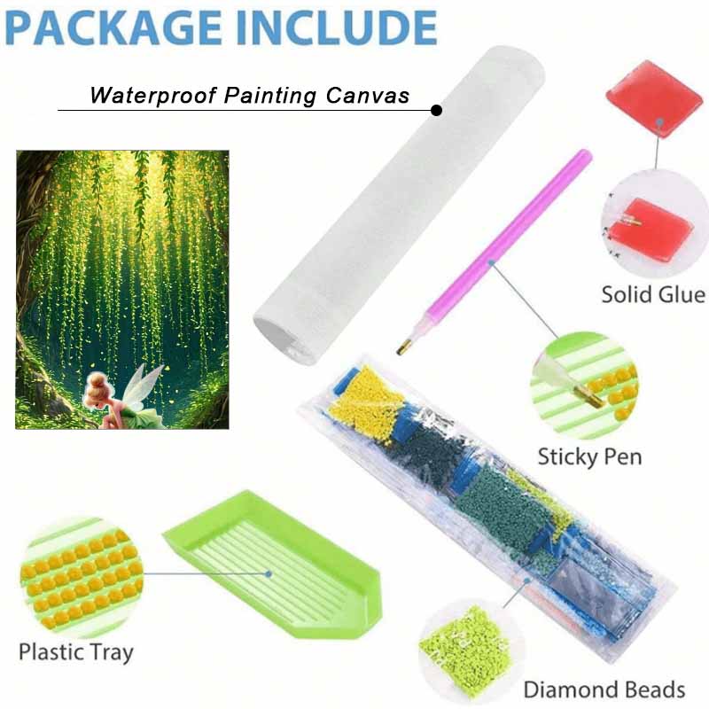 Disney diamond painting full of diamonds 5D fairy art home decoration creative handicrafts for wall decor