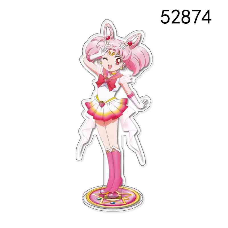 Sailor Moon Acrylic Standees: Luna & Usagi Tsukino Figures 15cm