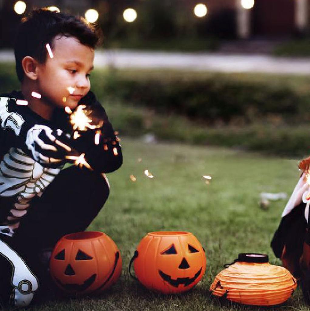 Halloweenský košík na sladkosti Cushaw Přenosný a odnímatelný košík Cushaw Dva v jednom Vhodný pro děti ke hře
