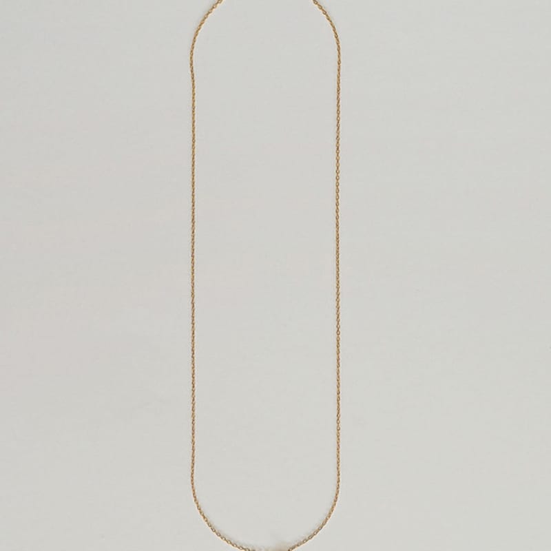 modernlike 14k gold-filled silver bean necklace