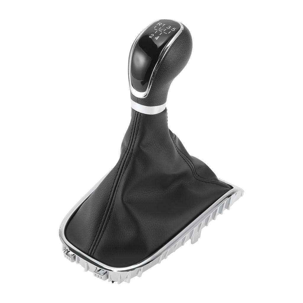 TUCKBOLD Manual Gear Shift Knob with Cover for Opel Astra 1pc 5-Speed 2010-2015, Black,