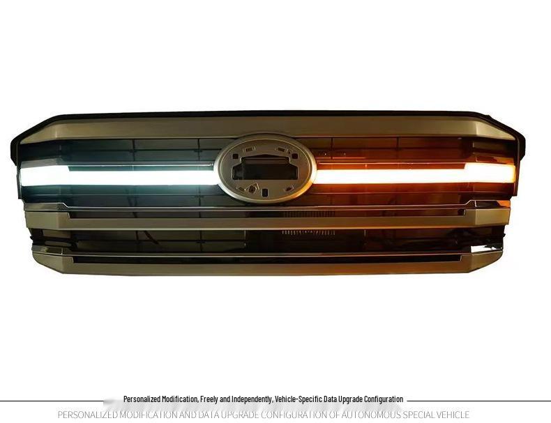 Grille Replacement with Lights & Blackout for 2022-2023 Land Cruiser LC300 - Exterior Enhancement Kit