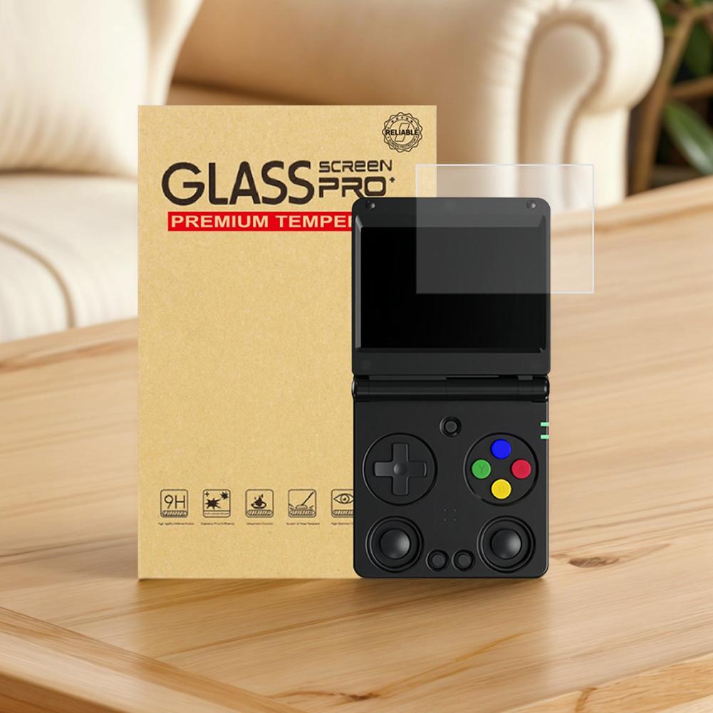2Pcs Tempered Glass Anti-scratch Screen Protector Tempered Film for ANBERNIC RG34XXSP Handheld Game Console