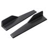 One Pair Car Side Skirt Spoiler Rocker Splitter Wing Anti-Scratch Matt Black