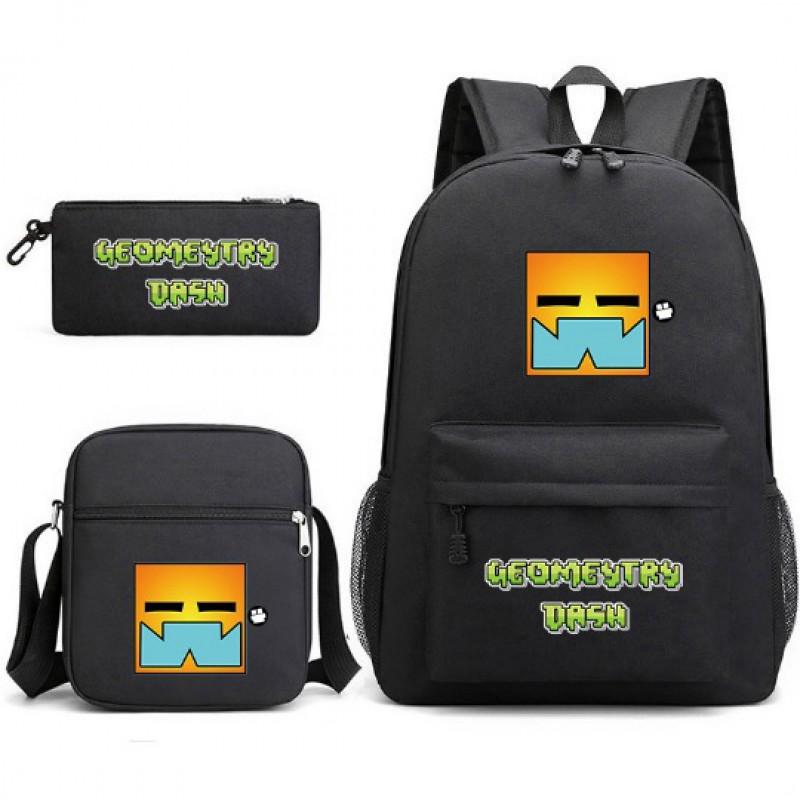 One Piece Anime Backpack Kids School Use Large Capacity Oxford Fabric Dual Shoulder Bag With Padded Straps