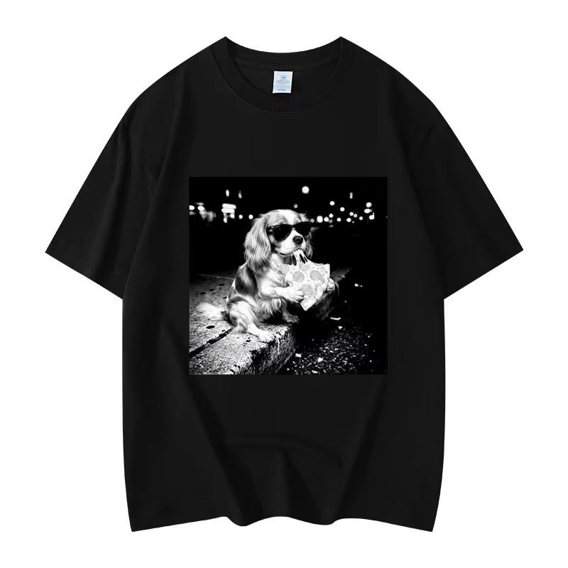 

Funny Cavalier King Meme T-shirt Unisex Women Fashion Vintage Short Sleeve T-shirts Summer High Quality Cotton Oversized T Shirts 4XL