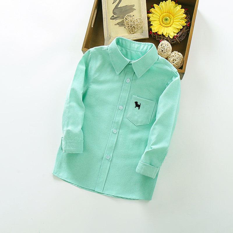 Jungen Langarm Freizeithemd für Frühling und Herbst - Neuer Stil für kleine und mittlere Kinder
