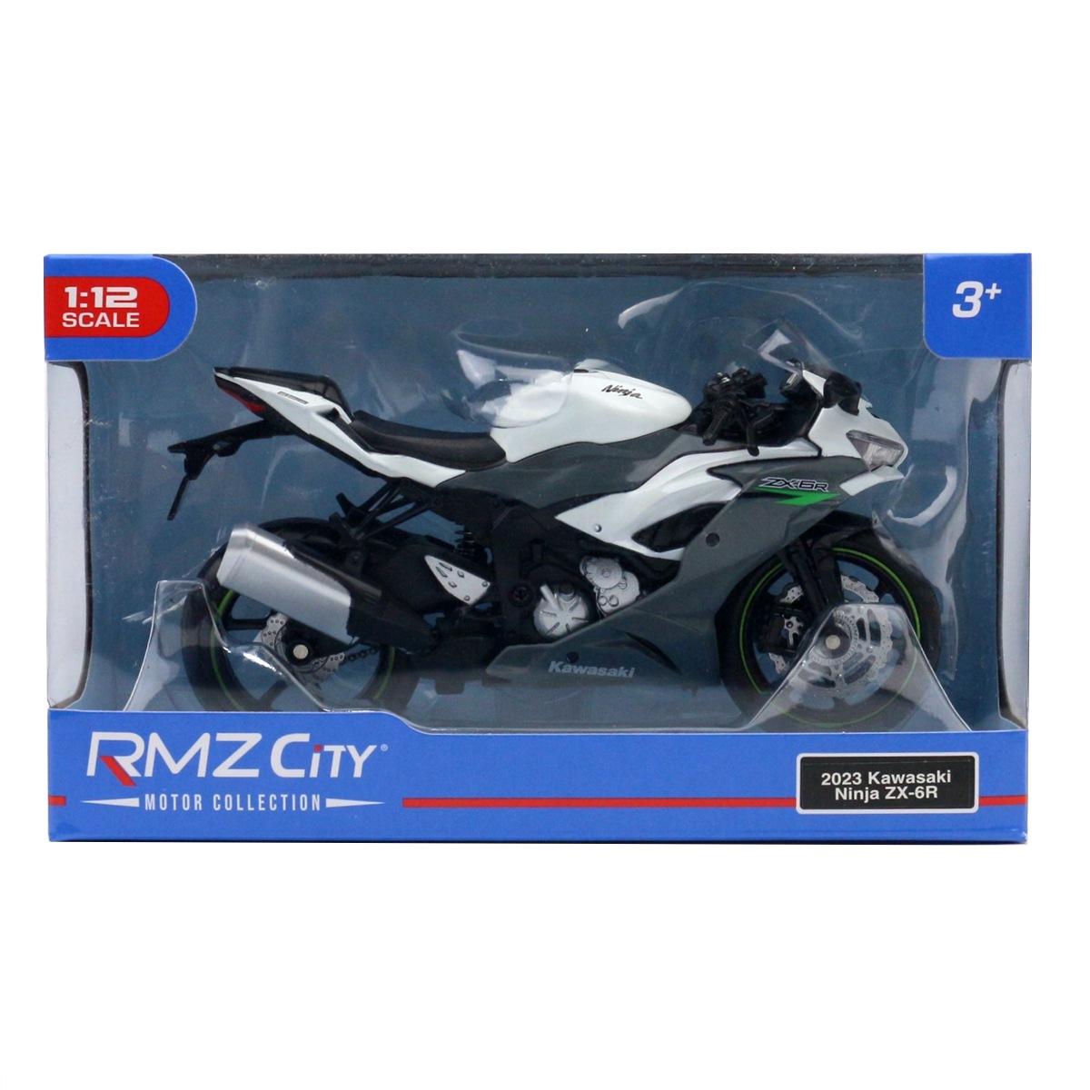 

Alloy Toy Childrens Model Motorcycle 112 Box With Multicolor Drive Inertia серый