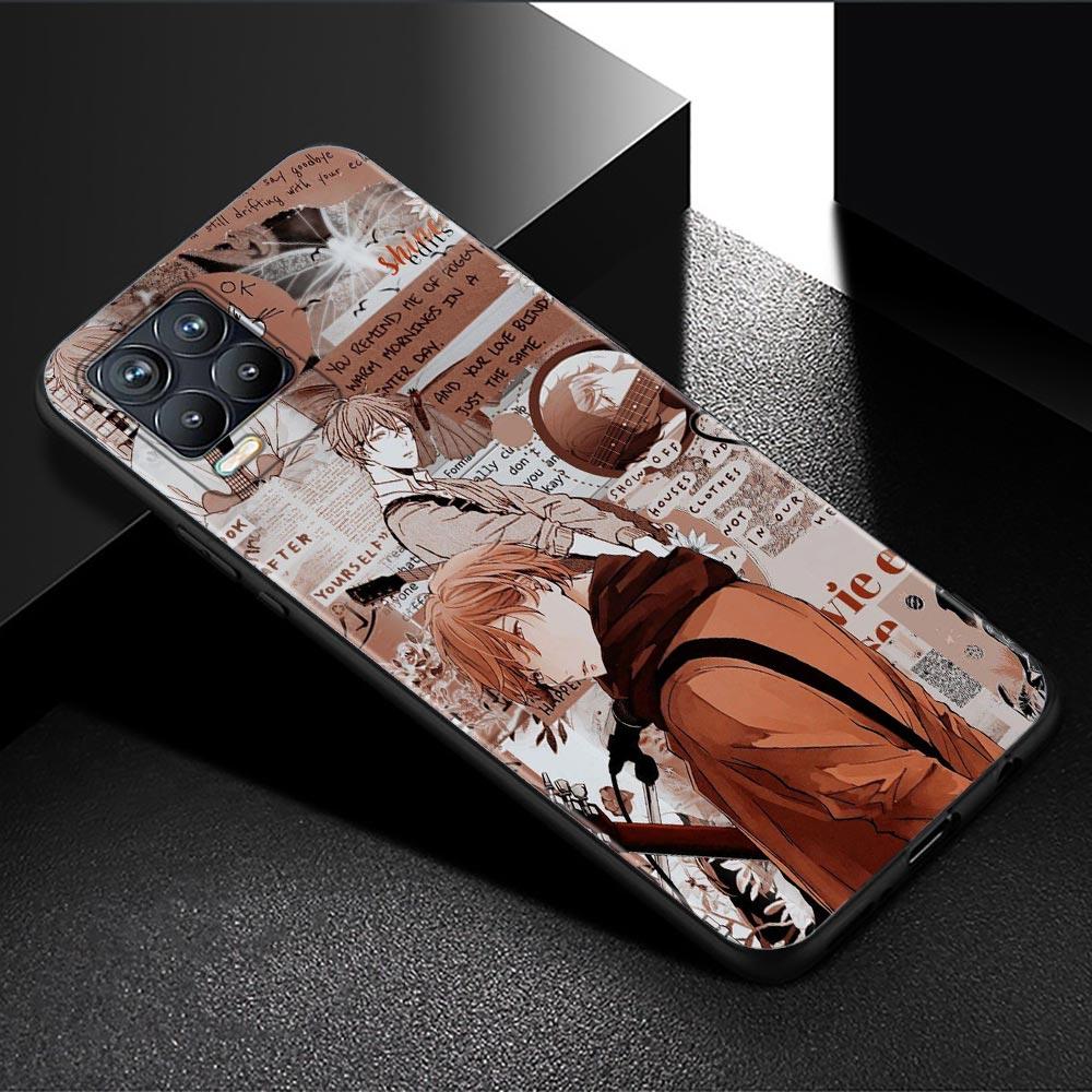 Phone Case For Oppo Realme GT 8 7 6 5 Pro C3 C11 C21 C21Y C20A XT X7 X50 Pro Ultra Silicone Capa Black Shell Given Yaoi Anime