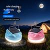 Solar-Powered LED Camping Lantern with Ultra-Long Battery Life for Outdoor and Night Market Use