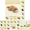 Cute Plush Animal Pillow Soft Toy Collection Featuring Adorable Dog Dinosaur For Kids