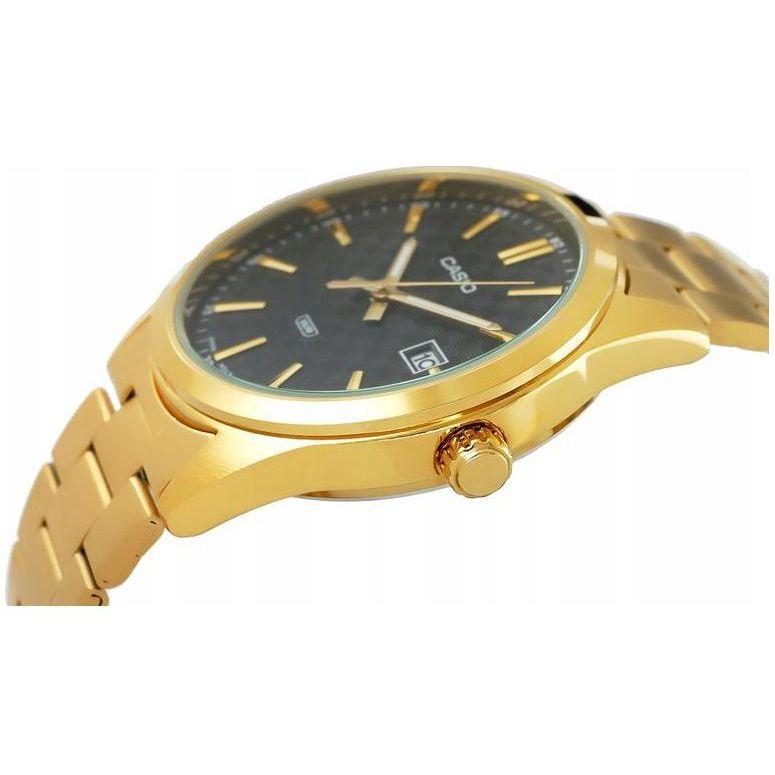 Casio Classic Fashion Waterproof Quartz Movement Stainless Steel Strap Watch Men Watches Black MTP-VD03G-1A