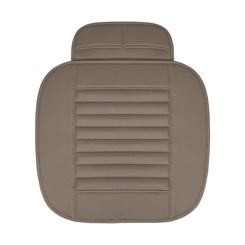 Car Cushion Pu Leather Breathable Auto Backless Cushion Universal Wear-Resistant Single Seat Protection Car Interior
