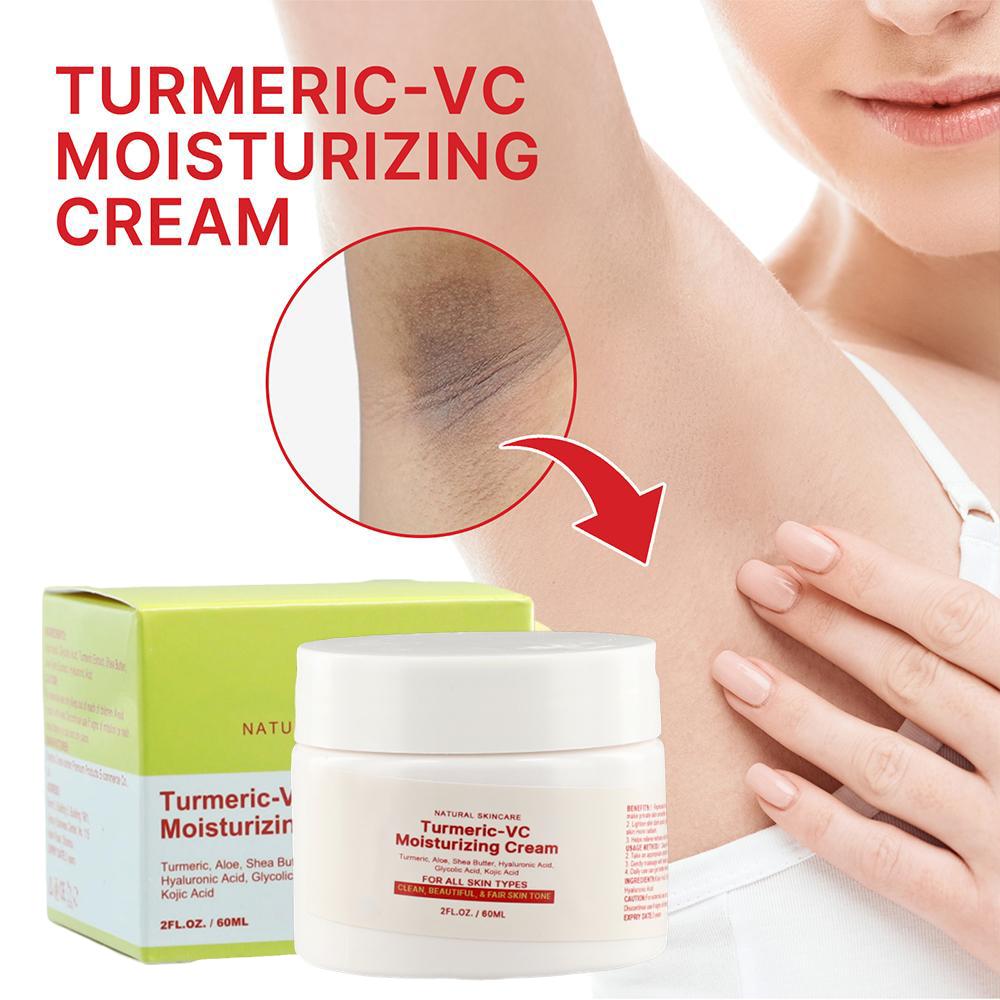 

60ml Turmeric Face Whitening Cream Brightening Lighten Remove Moisturizing Spots Care Skin For R2D8 white-60ml