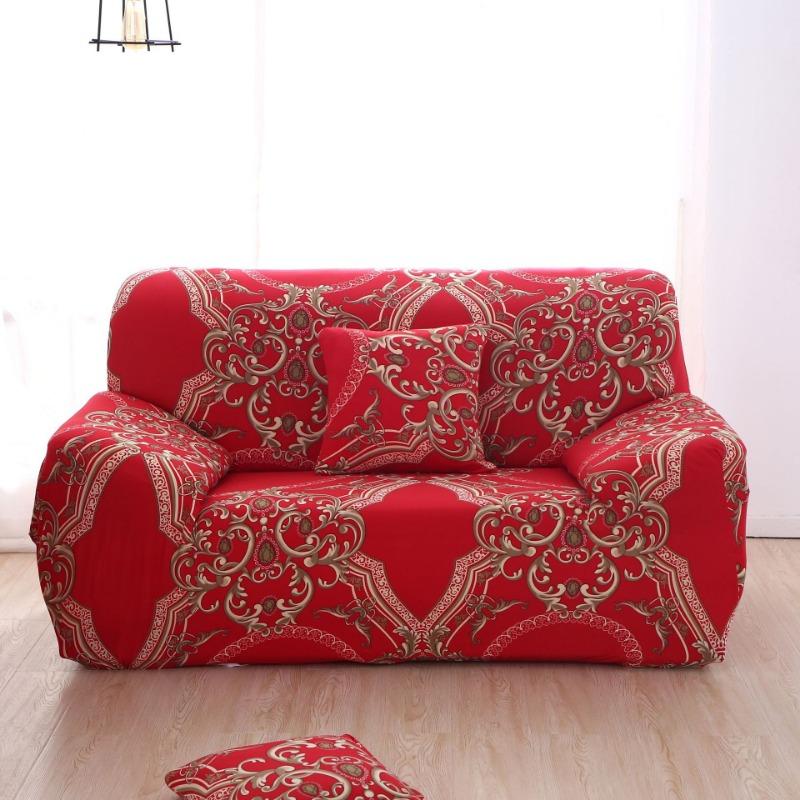 Bankhoes All-Inclusive Antislip Stretch Bankhoes Echt Leer Vintage Bankhoes Volledig Bedekkend Stof Ambacht Combinatie Bankkussen