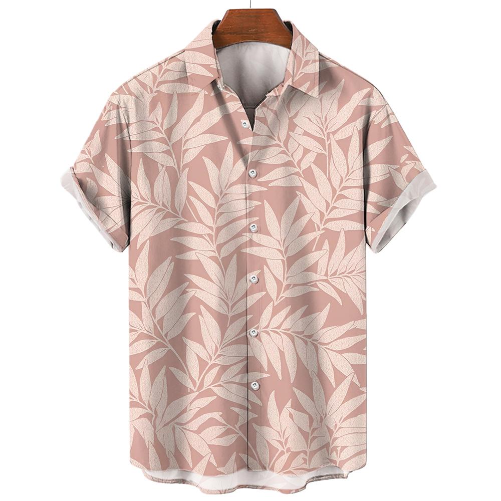 Floral Shirts Men's Summer Hawaiian Clothing Short Sleeve Tops Loose Holiday Seaside Social Lapel 3d Print Shirt