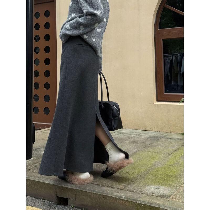 PRASE Elegant Fishtail Midi Skirt 2XL