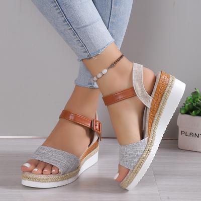 Shoes for Women 2023 High Quality Bohemian Women's Sandals Summer Platform Light Casual Sandals Women Wedge Shoes Ladies Zapatos