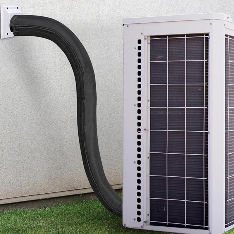 Uv Resistant Pipe Insulation Sleeve Uv-resistant Waterproof Air Conditioner Pipe Insulation Sleeve for Hvac Pipes Easy