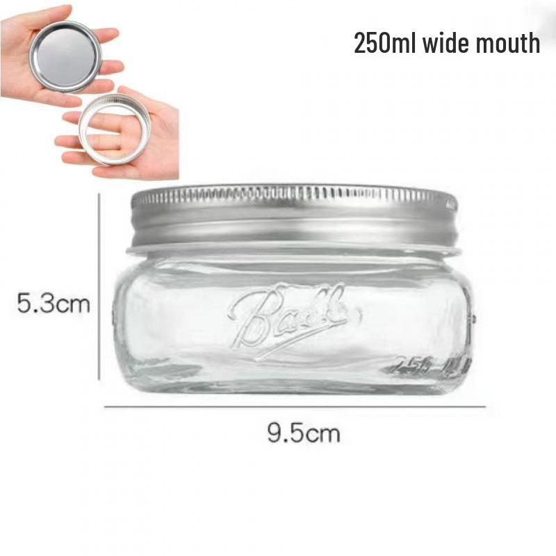 16oz Split Lid Mason Jar for Herbs, Salads, and Oatmeal